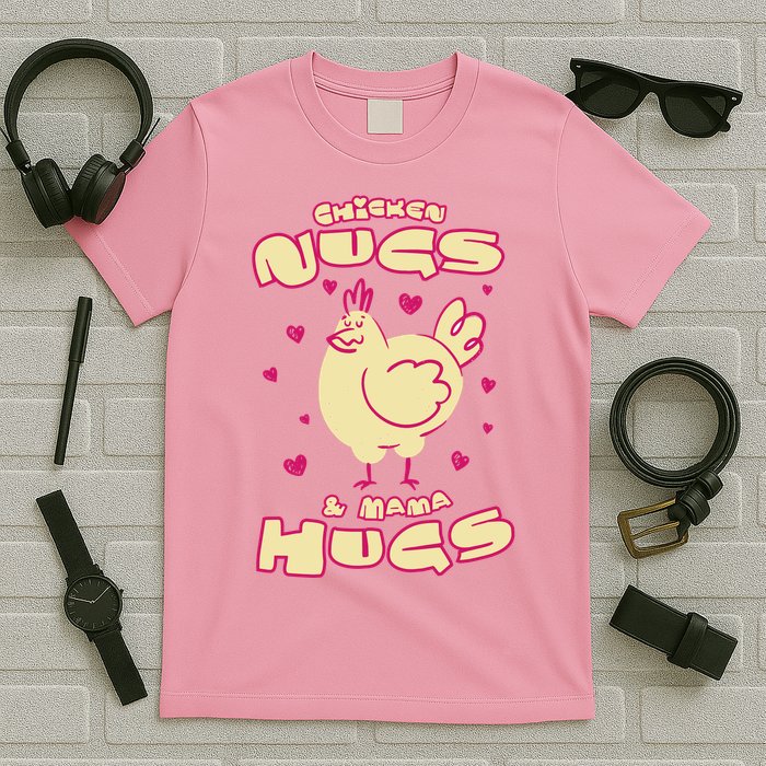 Chicken Nugs And Mama Hugs T-Shirt