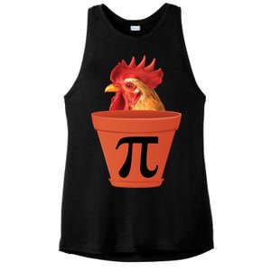 Chicken Pot Pie Funny Pi Ladies PosiCharge Tri-Blend Wicking Tank