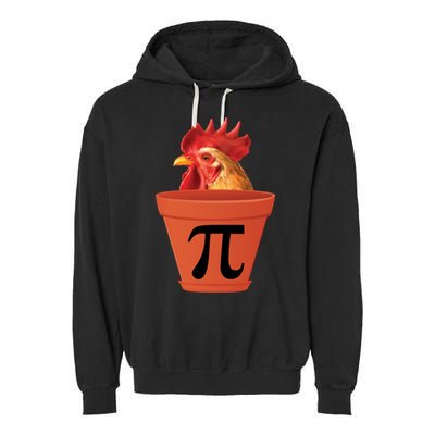 Chicken Pot Pie Funny Pi Garment-Dyed Fleece Hoodie