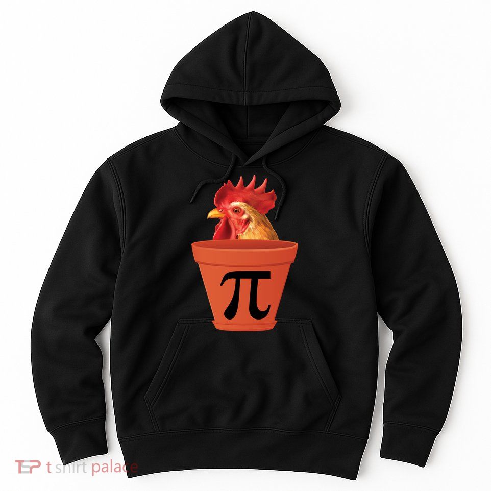 Chicken Pot Pie Funny Pi Hoodie