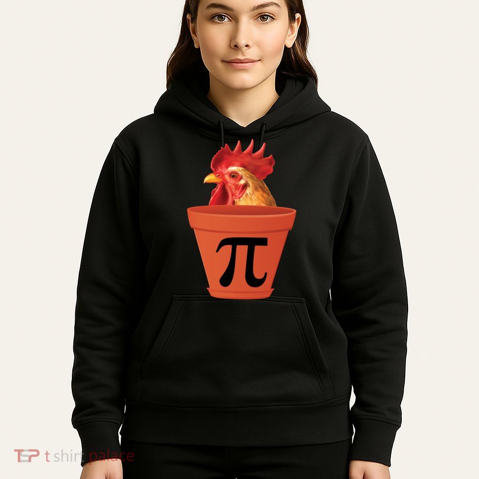 Chicken Pot Pie Funny Pi Hoodie