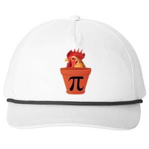 Chicken Pot Pie Funny Pi Snapback Five-Panel Rope Hat