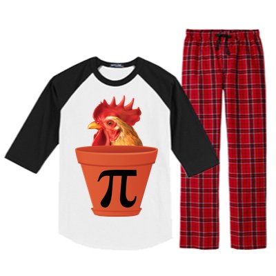 Chicken Pot Pie Funny Pi Raglan Sleeve Pajama Set