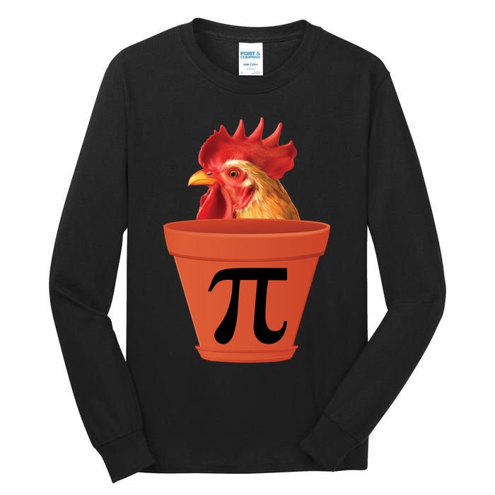 Chicken Pot Pie Funny Pi Tall Long Sleeve T-Shirt