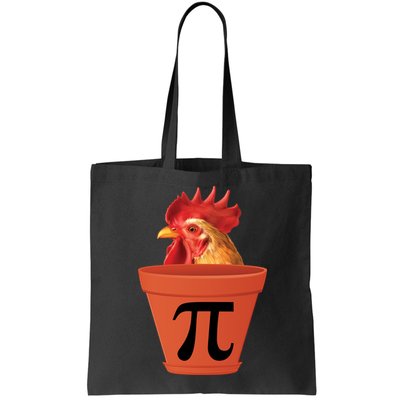 Chicken Pot Pie Funny Pi Tote Bag