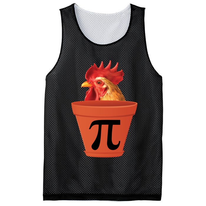 Chicken Pot Pie Funny Pi Mesh Reversible Basketball Jersey Tank