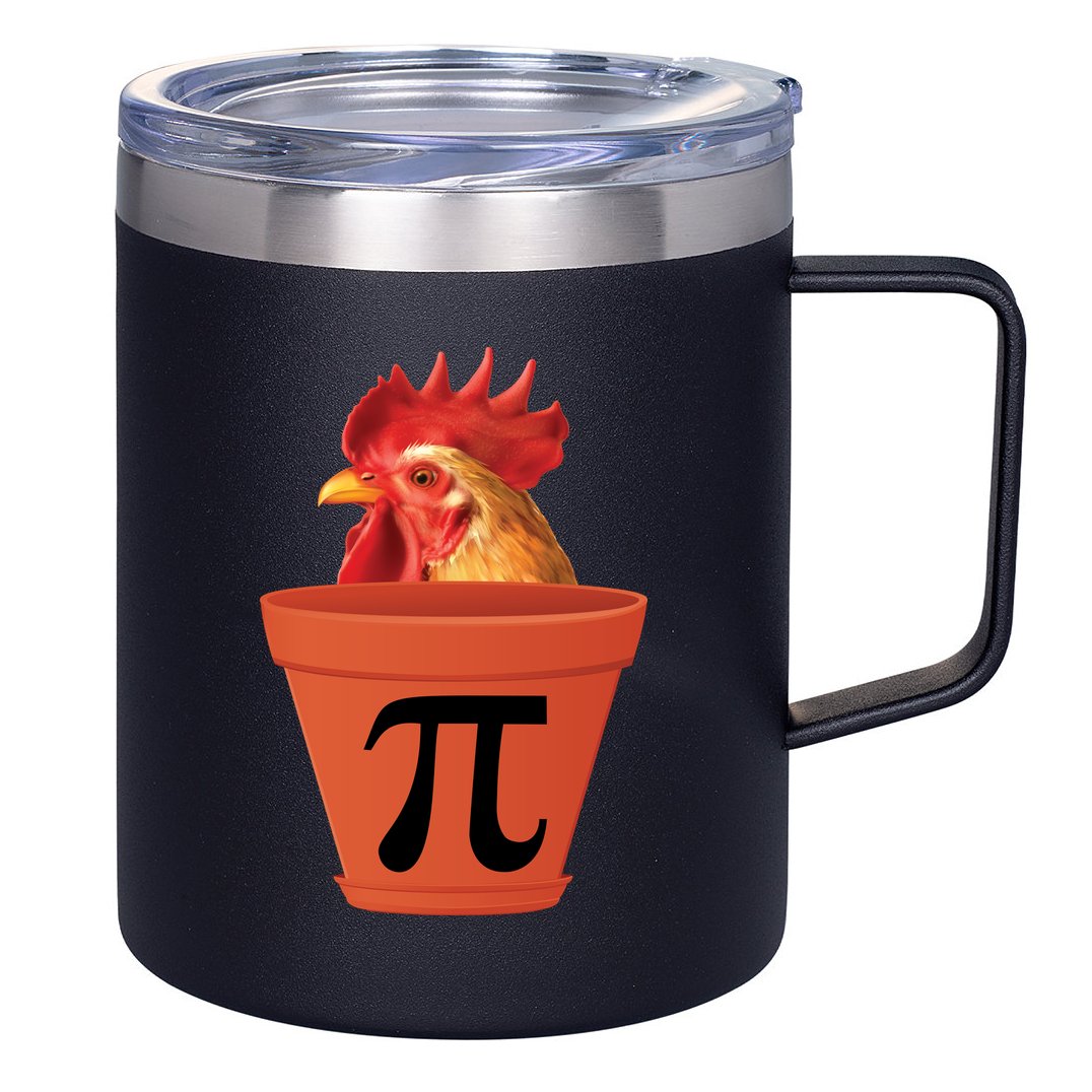 Chicken Pot Pie Funny Pi 12oz Stainless Steel Coffee Mug