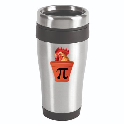 Chicken Pot Pie Funny Pi 16oz Travel Tumbler