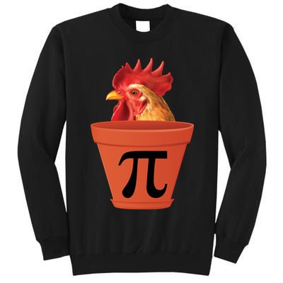 Chicken Pot Pie Funny Pi Tall Sweatshirt