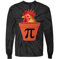 Chicken Pot Pie Funny Pi Tie-Dye Long Sleeve Shirt