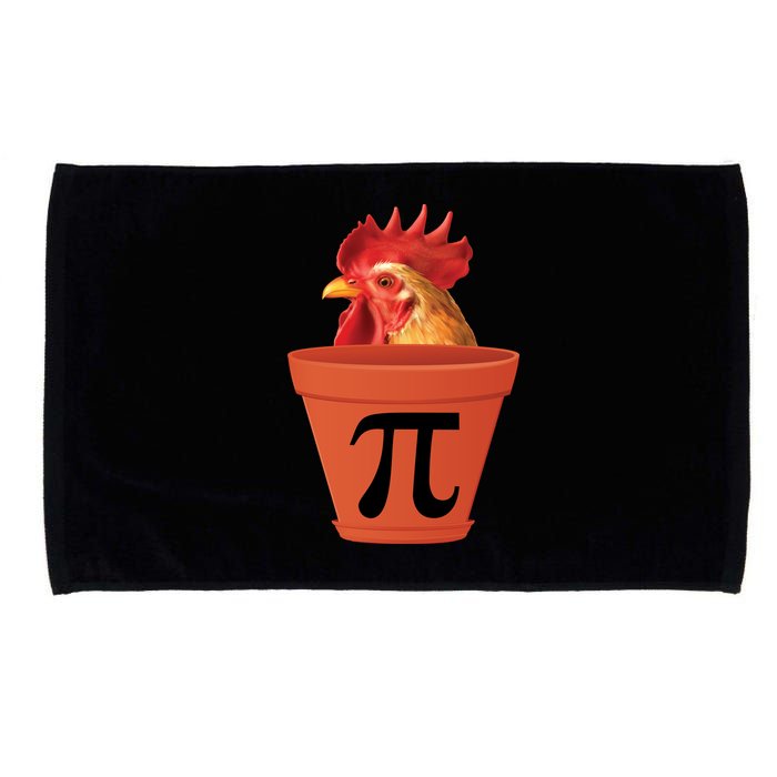 Chicken Pot Pie Funny Pi Microfiber Hand Towel