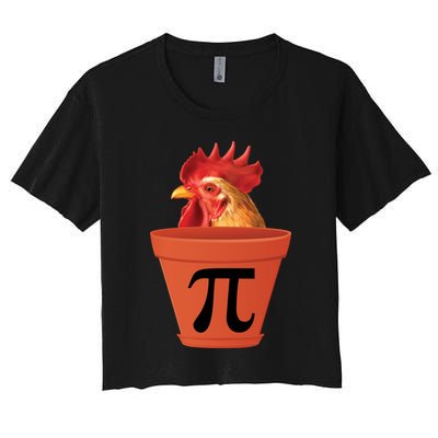 Chicken Pot Pie Funny Pi Crop Top