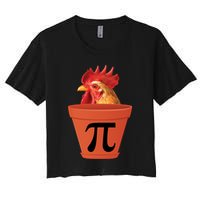 Chicken Pot Pie Funny Pi Crop Top