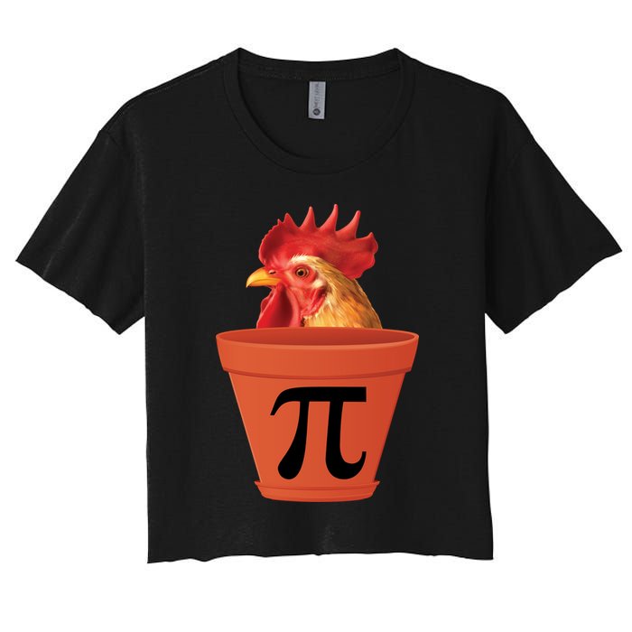 Chicken Pot Pie Funny Pi Crop Top