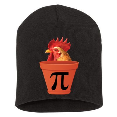 Chicken Pot Pie Funny Pi Short Acrylic Beanie