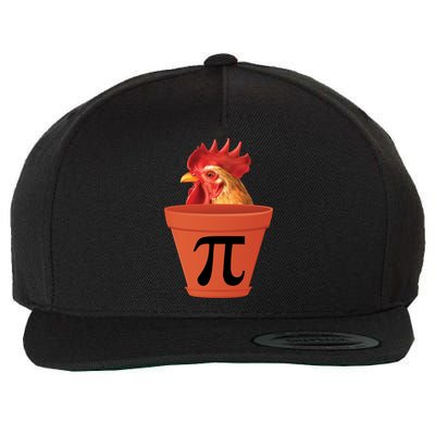 Chicken Pot Pie Funny Pi Wool Snapback Cap