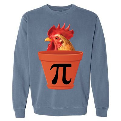 Chicken Pot Pie Funny Pi Garment-Dyed Sweatshirt