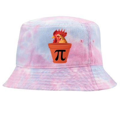 Chicken Pot Pie Funny Pi Tie-Dyed Bucket Hat