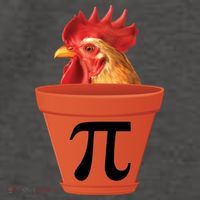 Chicken Pot Pie Funny Pi Vector Backpack