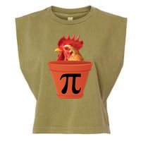 Chicken Pot Pie Funny Pi Garment-Dyed Women's Muscle Tee