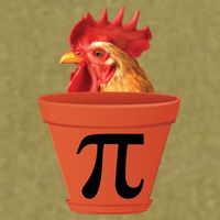 Chicken Pot Pie Funny Pi Garment-Dyed Women's Muscle Tee