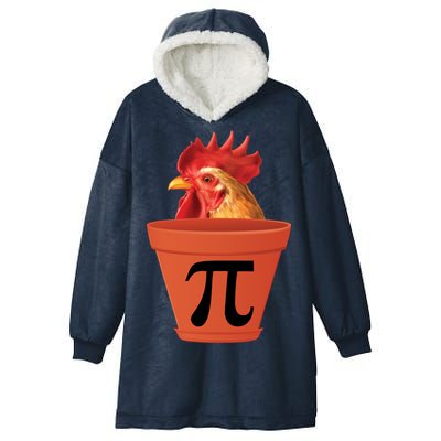 Chicken Pot Pie Funny Pi Hooded Wearable Blanket