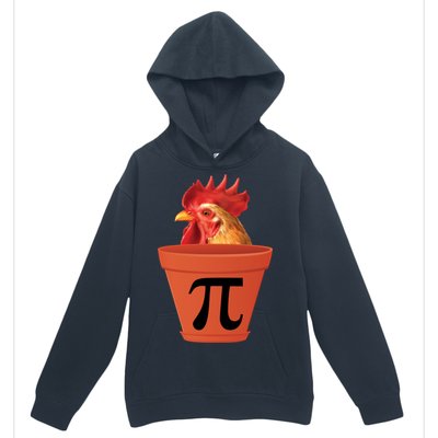 Chicken Pot Pie Funny Pi Urban Pullover Hoodie