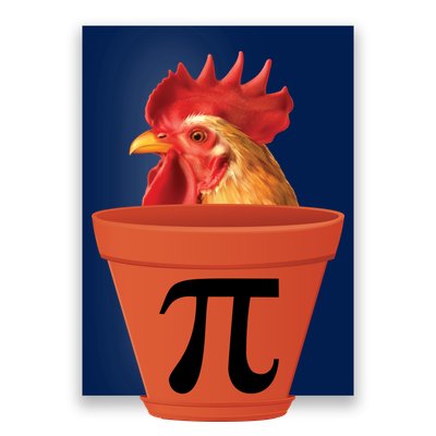 Chicken Pot Pie Funny Pi Poster