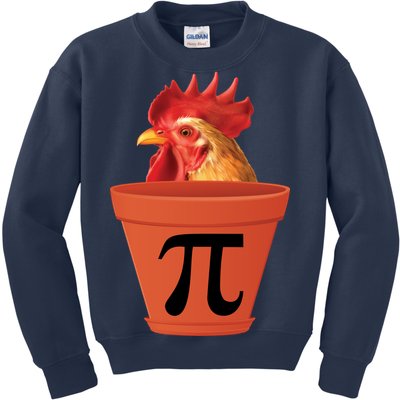 Chicken Pot Pie Funny Pi Kids Sweatshirt