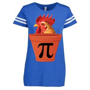 Chicken Pot Pie Funny Pi Enza Ladies Jersey Football T-Shirt