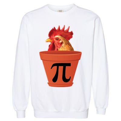 Chicken Pot Pie Funny Pi Garment-Dyed Sweatshirt