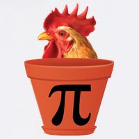 Chicken Pot Pie Funny Pi Garment-Dyed Sweatshirt