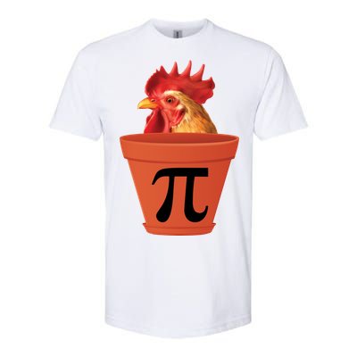 Chicken Pot Pie Funny Pi Softstyle® CVC T-Shirt