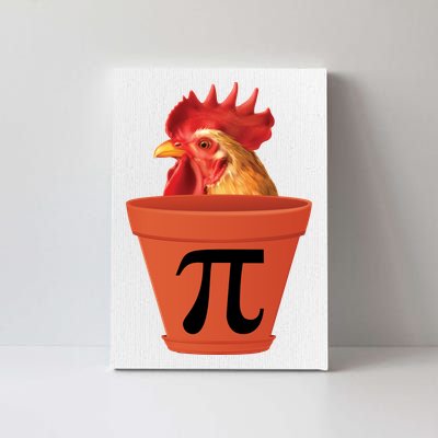 Chicken Pot Pie Funny Pi Canvas