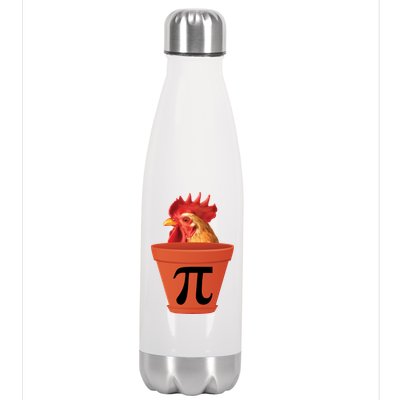 Chicken Pot Pie Funny Pi Stainless Steel Insulated Water Bottle