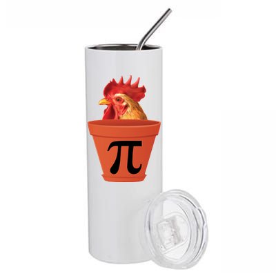 Chicken Pot Pie Funny Pi Stainless Steel Tumbler