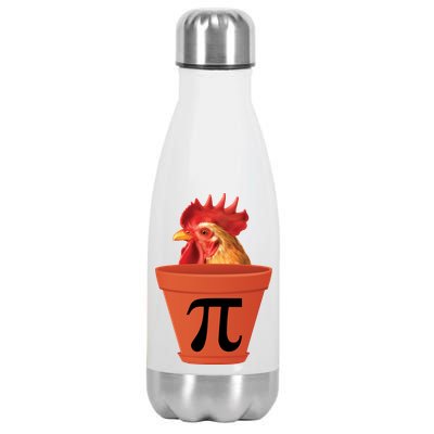 Chicken Pot Pie Funny Pi Stainless Steel Insulated Water Bottle