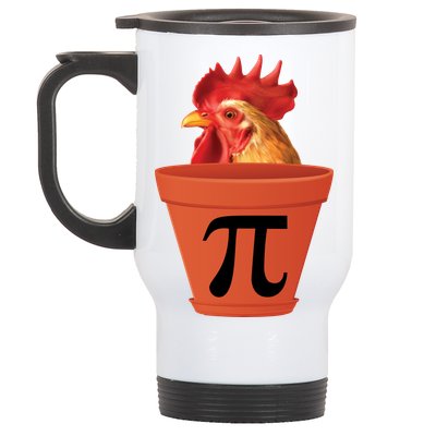 Chicken Pot Pie Funny Pi Stainless Steel Travel Mug