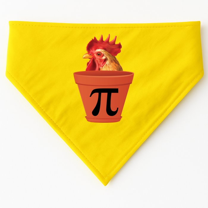 Chicken Pot Pie Funny Pi USA-Made Doggie Bandana