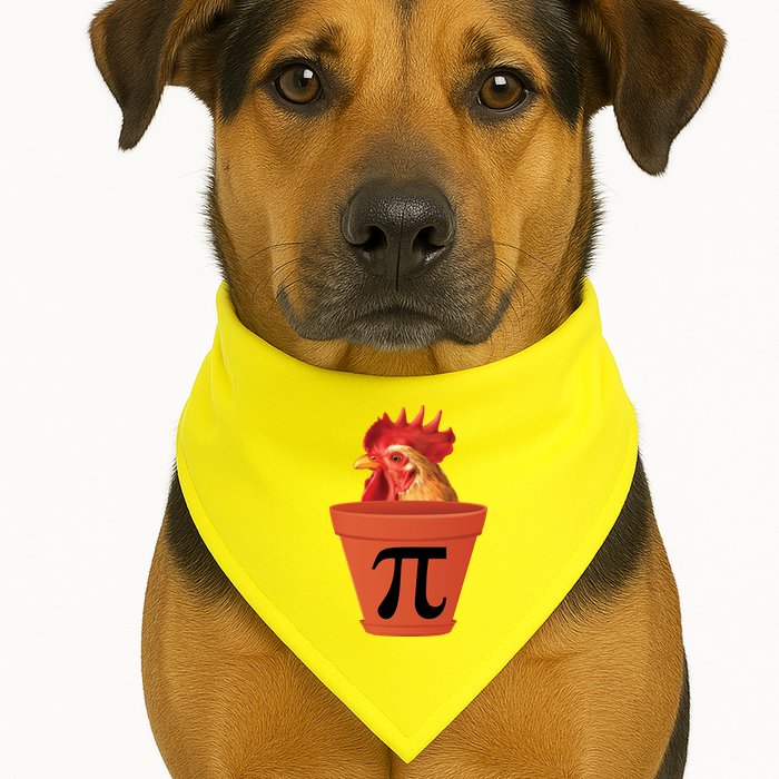Chicken Pot Pie Funny Pi USA-Made Doggie Bandana