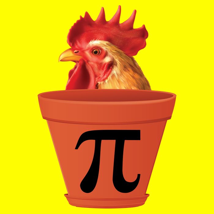 Chicken Pot Pie Funny Pi Womens T-Shirt
