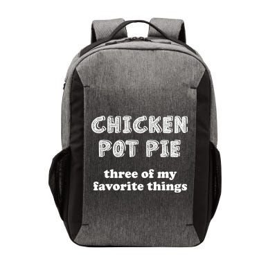 Chicken Pot Pie My Three Favorite Things Vector Backpack