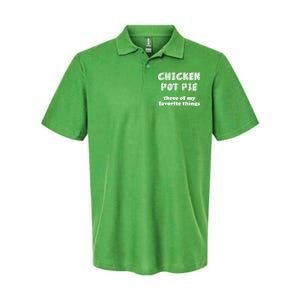 Chicken Pot Pie My Three Favorite Things Softstyle Adult Sport Polo