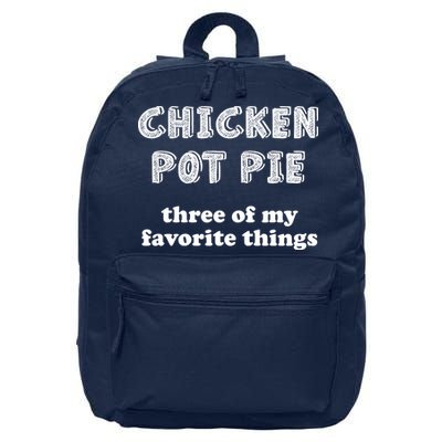 Chicken Pot Pie My Three Favorite Things 16 in Basic Backpack