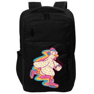 Chicken Roller Skating Impact Tech Backpack