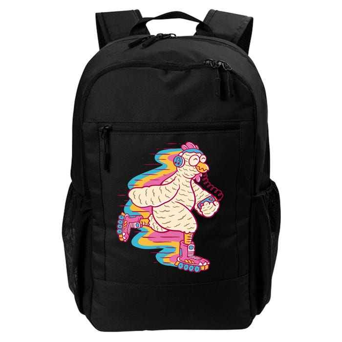 Chicken Roller Skating Backpack