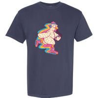 Chicken Roller Skating Garment-Dyed Heavyweight T-Shirt