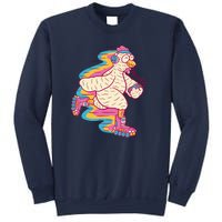 Chicken Roller Skating Sweatshirt