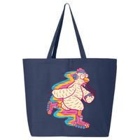 Chicken Roller Skating 25L Jumbo Tote