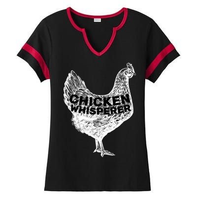 Chicken Whisperer Ladies Halftime Notch Neck Tee